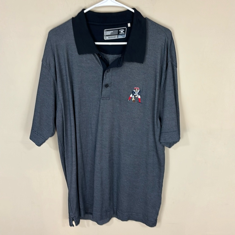 Cutter & Buck  CB DryTec New England Patriots Polo Golf Shirt Size Large